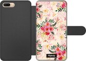 Wallet case - geschikt voor iPhone 7 Plus - Floral N°4