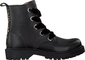 Omoda Om120999 Veterboots - Laarzen Met Veters - Meisjes - Zwart - Maat 35