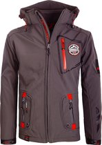 Geographical Norway Softshell Jas Stretch Grijs Platinum - L