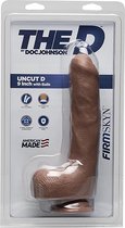 Uncut D - 9 Inch with Balls - FIRMSKYN - Caramel - Realistic Dildos