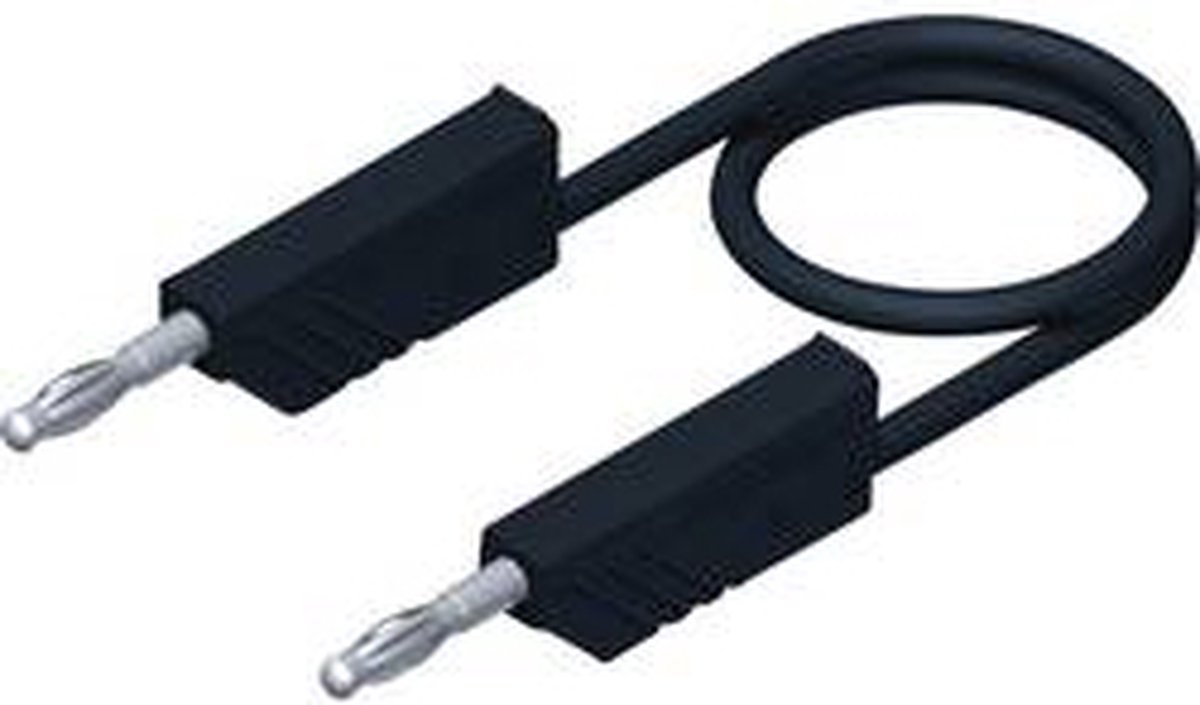 Image of Hirschmann Test & Measurement CO MLN 100/2,5 Meetsnoer Banaanstekker 4 mm Banaanstekker 4 mm 1.00 m Zwart 1 stuk(s)