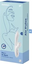 Pro + G-Spot Air Pulse Stimulator + Vibration - White - Rabbit Vibrators