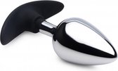 Dark Invader Metal & Silicone Anal Plug - Large - Butt Plugs & Anal Dildos