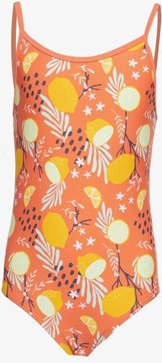Osaga meisjes badpak met print - Oranje - Maat 140