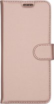 Samsung Galaxy S21 Plus Hoesje Met Pasjeshouder - Accezz Wallet Softcase Bookcase - Rosé Goud