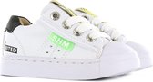 Shoesme SH Jongens Sneakers - Wit Zwart - Maat 33