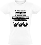 Duivel - Pils  dames t-shirt | bier | brabants | eindhoven | tilburg | breda | den bosch | Wit