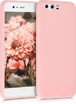 kwmobile telefoonhoesje voor Huawei P10 - Hoesje voor smartphone - Back cover in roségoud