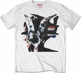 Slipknot Heren Tshirt -M- Iowa Goat Shadow Wit