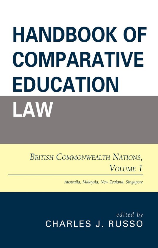 Handbook of Comparative Education Law - cover
