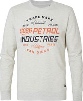 Petrol Industries - Sweater met logoprint Heren - Maat M