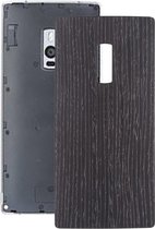 Wood Texture Battery Back Cover voor OnePlus 2 (Zwart)