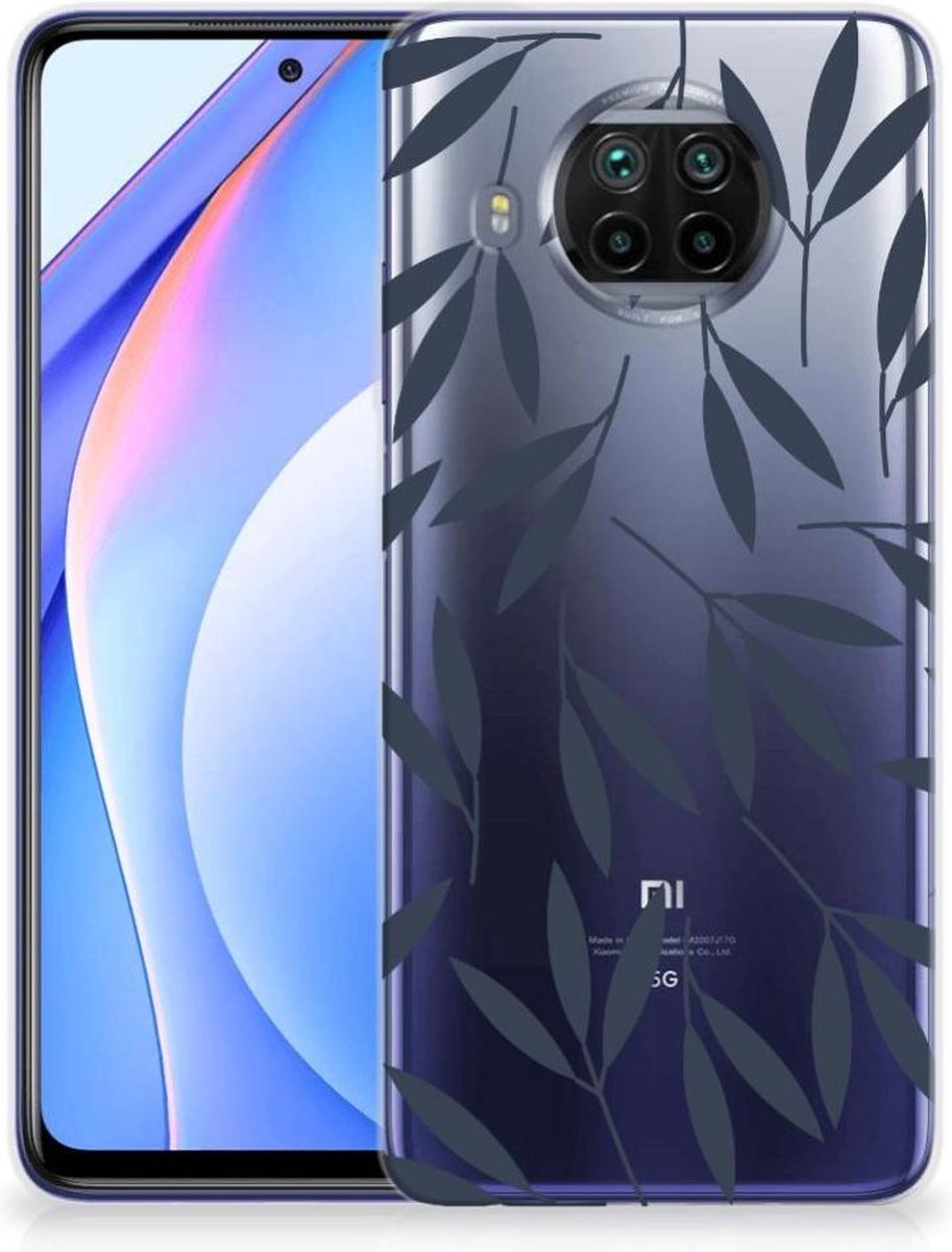 Xiaomi Mi 10T Lite TPU Case Leaves Blue