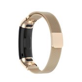 Voor Huawei Band 3 & 4 Pro Milanese band (Champagne goud)