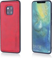 Voor Huawei Mate 20 Pro Diaobaolee schokbestendig PU + TPU beschermhoes (rood)