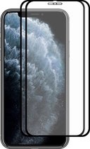 Voor iPhone 11 Pro Max / XS Max 2 STUKS ENKAY Hoedprins Volledige Lijm 0.26mm 9H 2.5D Gehard Glas Volledige Dekkingsfilm