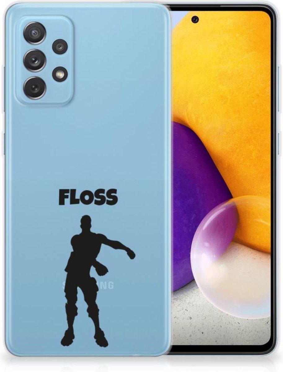 Samsung Galaxy A72 Telefoonhoesje met Naam Floss