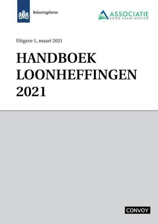 Handboek Loonheffingen 2021 - cover