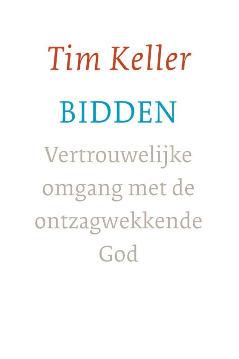 Omslag van Bidden