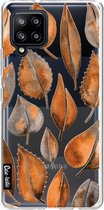 Casetastic Samsung Galaxy A42 (2020) 5G Hoesje - Softcover Hoesje met Design - Cascading Leaves Print