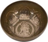 Brass Tibetan Bowl 5 Tara 25cm quality AAA
