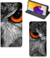 Bookcase Geschikt voor Samsung Galaxy A72 (5G/4G) Telefoonhoesje Uil