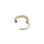 Classic 8mm Hoops in 14K Gold