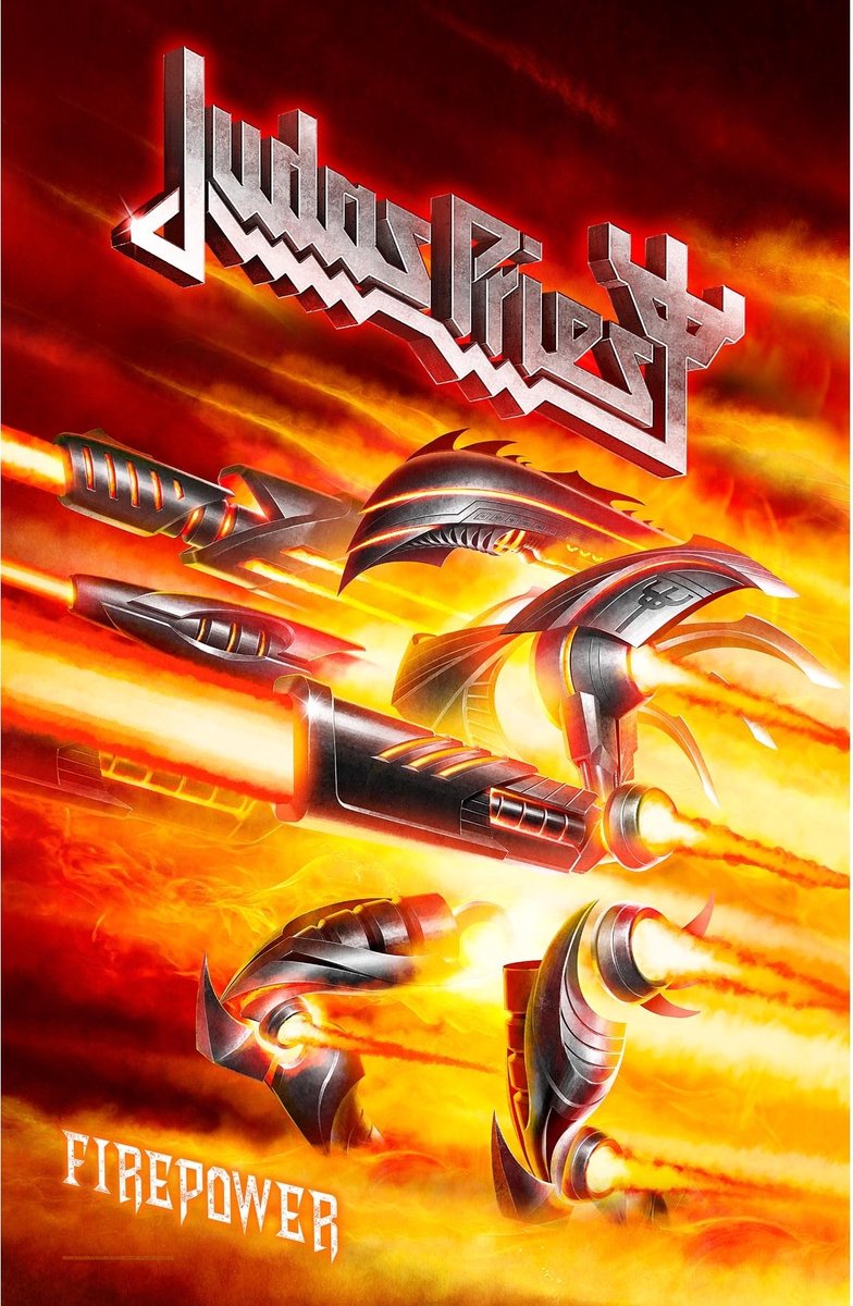 Judas Priest Textiel Poster Flag Firepower Multicolours