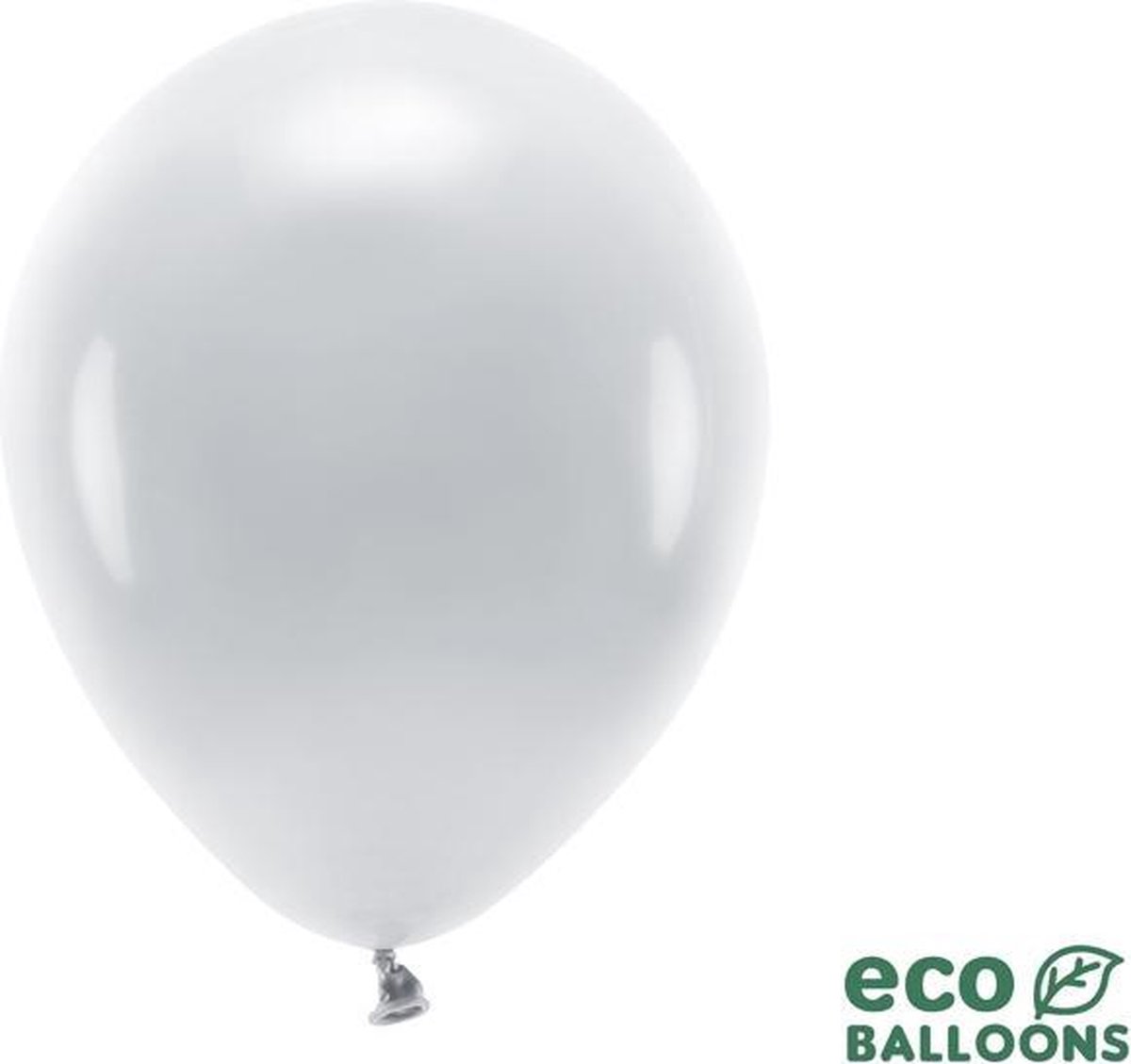 Pastel Zilvergrijze Ballonnen Premium Organic (100st)