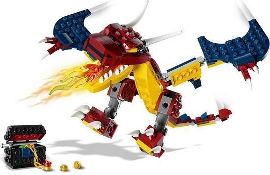 Afbeelding van het spel Playset Creator Fire dragon Lego 31102