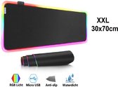 Muismat Gaming XXL RGB LED 70x30cm bureau onderlegger | RGB Gaming Muismat | Mousepad | Pro RGB LED Muismat XXL | Anti-slip | Desktop Mat | LED | Computer Mat
