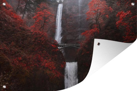 Tableau XXL Toile Murale 3D - Cascade Dans Forêt - Paysage Nature - Muralo