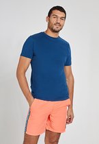 Shiwi Tee Robbert Soft solid - poseidon blue - S