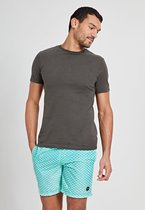 Shiwi Tee Robbert Soft solid - army green - S