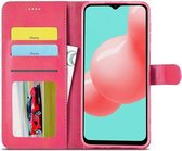 LC.IMEEKE Samsung Galaxy A32 4G Hoesje Portemonnee Book Case Roze