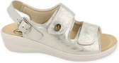 FRANKEN SCHUHE FRANKEN DAMES SANDAAL ZILVER ZILVER 37