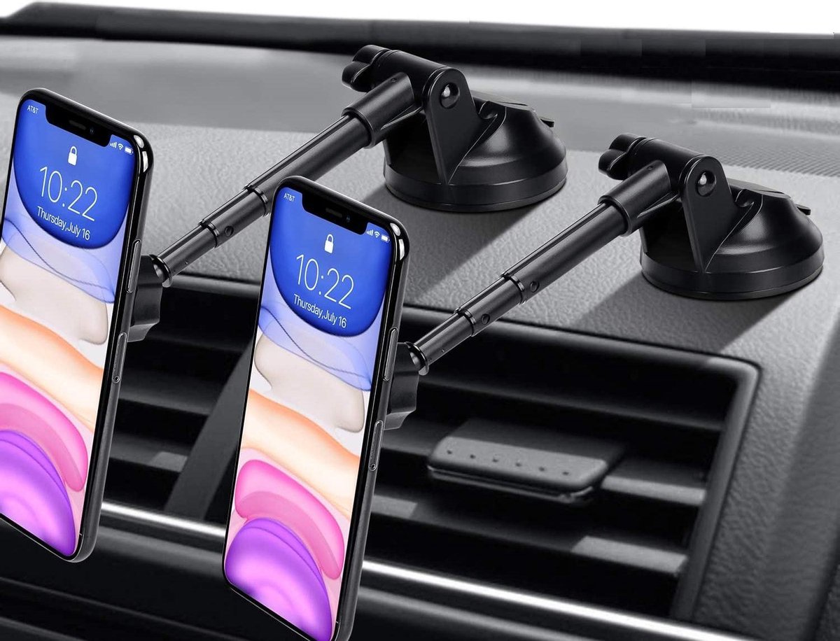 Support de voiture Magsafe, support de téléphone magnétique pour voiture 8  aimants puissants avec support de téléphone portable à rotation à 360 °