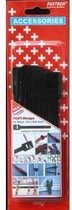 FASTECH® 894-008 Klittenband kabelbinder Om te schroeven Haak- en lusdeel (l x b) 225 mm x 13 mm Zwart 10 stuk(s)