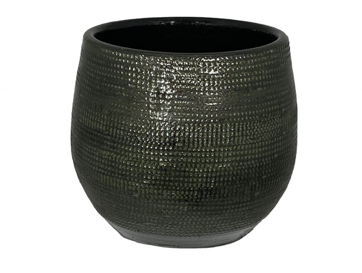Tokio bloempot groen D16 x H14 cm