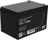 Green Cell 12V 14Ah (6.3mm) 14000mAh VRLA AGM accu