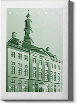 Walljar - Stadhuis van Den Bosch - Muurdecoratie - Poster met lijst