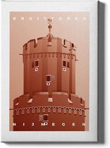 Walljar - Kruittoren - Muurdecoratie - Poster