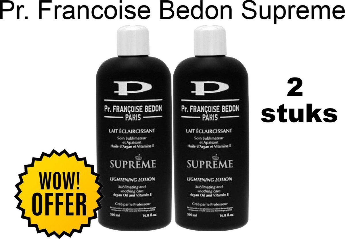 PR FRANCOISE BEDON SUPREME LOTION (MILK) 1000 ML 2 stuks