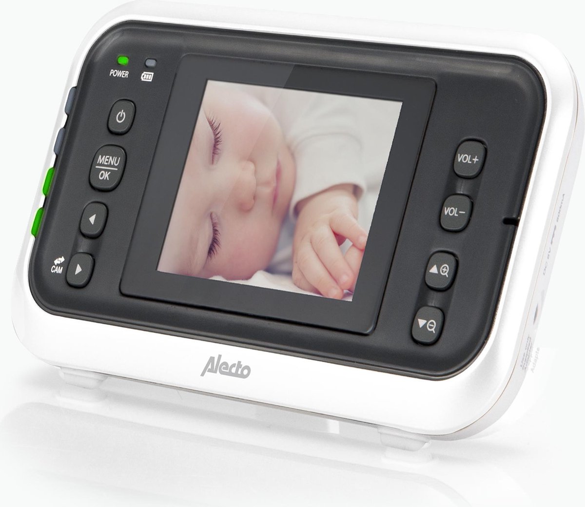 Alecto DVM-75 - Babyfoon met camera - Temperatuurweergave - Wit | bol.com
