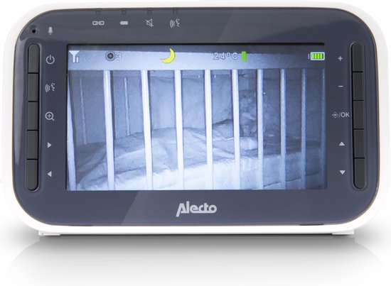 Alecto DVM-200 - Babyfoon met camera - Op afstand beweegbaar - Wit - Alecto