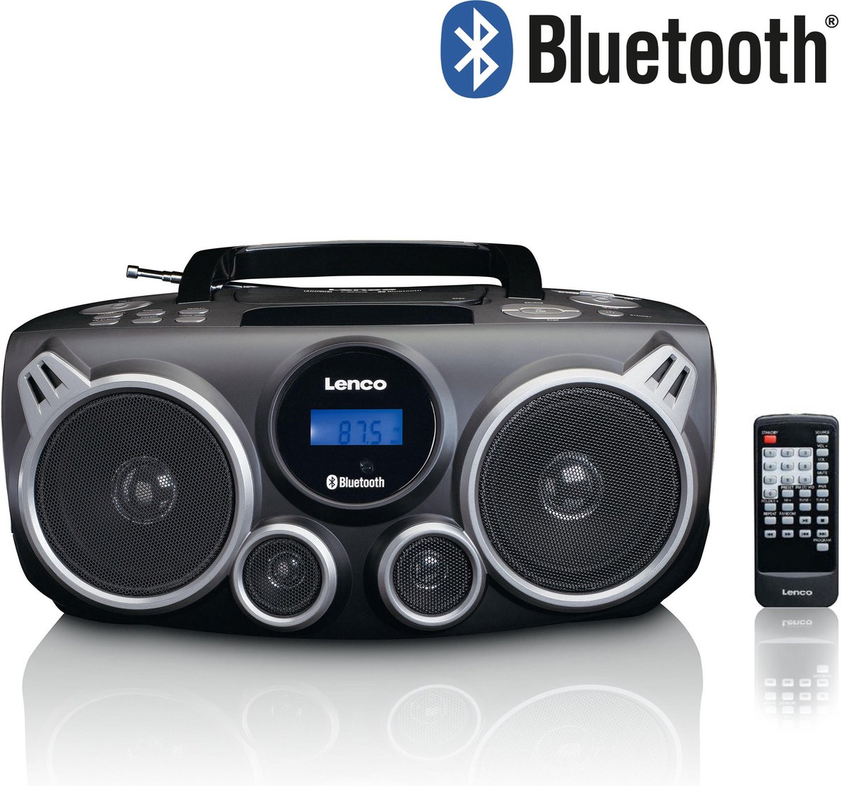 Lenco SCD-685BK - DAB+ Radio met CD-speler, Bluetooth en USB - Zwart | bol