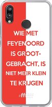 6F hoesje - geschikt voor Huawei P20 Lite (2018) -  Transparant TPU Case - Feyenoord - Grootgebracht #ffffff