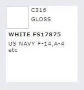 Mrhobby - Mr. Color 10 Ml White Fs17875 (Mrh-c-316) - modelbouwsets, hobbybouwspeelgoed voor kinderen, modelverf en accessoires