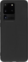 Samsung Galaxy S20 Ultra Siliconen Back Cover - zwart
