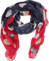 P-Modekontor Vrouwen Sjaals 3454235 - Blauw - Maat STK